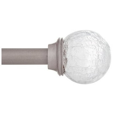 Kenney KN75796V1 Seville Standard Decorative Window Curtain Rod 48-86" Matte ... Kenney KN75796V1 Seville Standard Decorative Window Curtain Rod 48-86" Matte ...